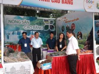 Gian hàng Nông sản Cao Bằng tham gia trưng bày giới thiệu tại Hội nghị toàn quốc tổng kết 10 năm Chương trình mục tiêu quốc gia xây dựng nông thôn mới ngày 19/10/2019 tại tỉnh Nam Định